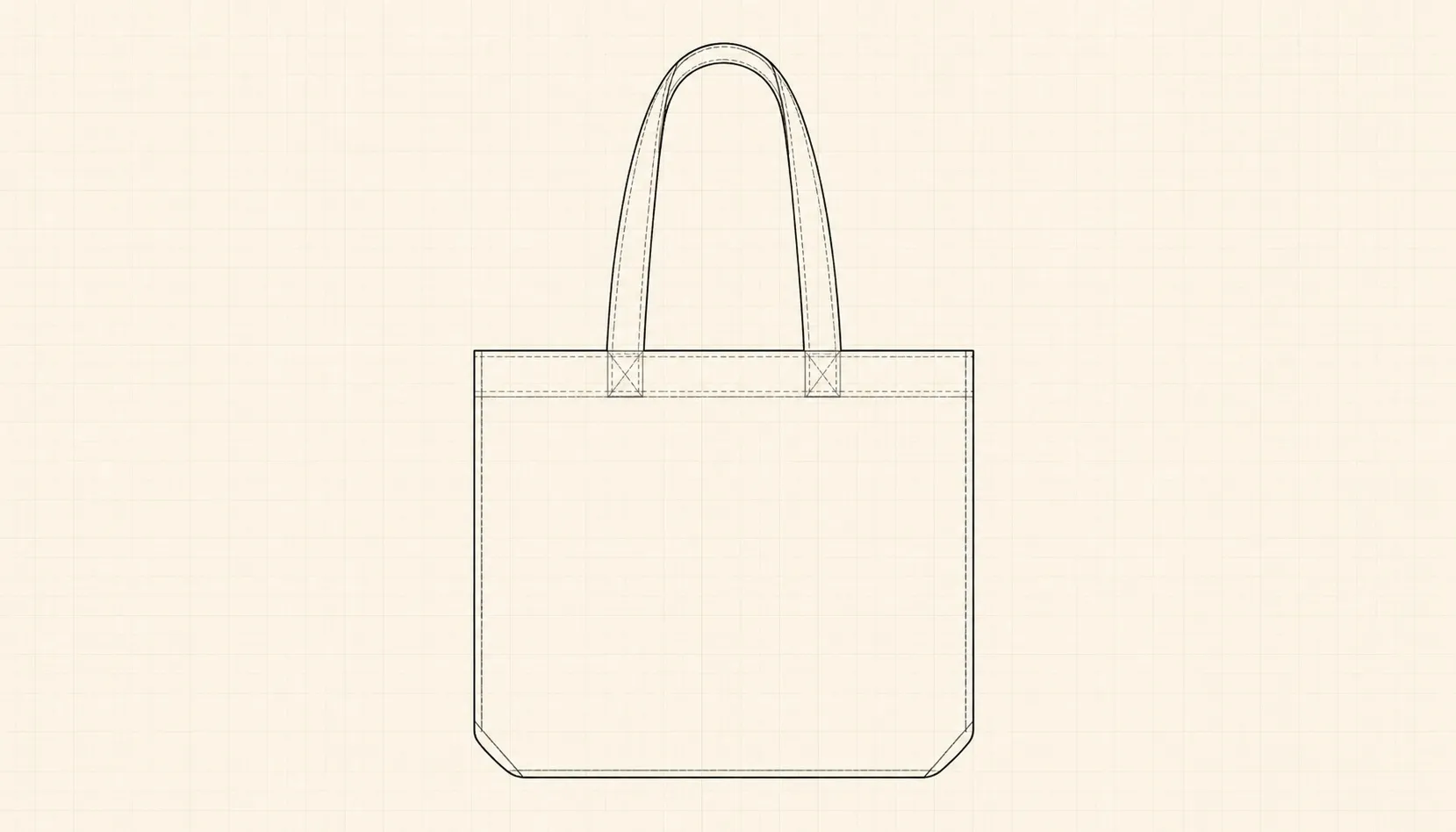 Aperçu du patron de couture De Fil en Épingles : tote bag débutant en toile